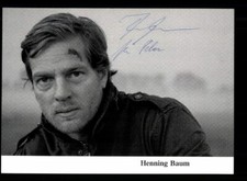Henning baum autogrammkarte - henning,