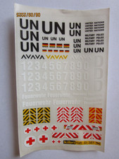 Kibri 387 (Spur H0) Haftetiketten für Bundeswehrfahrzeuge Art. Nr. 387