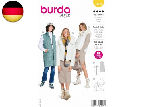 Burda schnittmuster 5869 - burda,