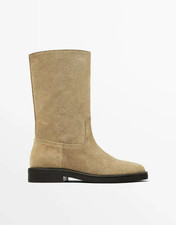 Massimo dutti suede western - massimo,