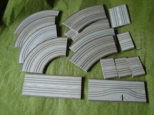 Faller ams  - Konvolut - zweispuriger Schienen mit braunem Rand  15 Stück