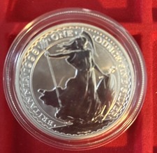 Großbritannien 2 Pounds 1998 Britannia 1 Oz Silber