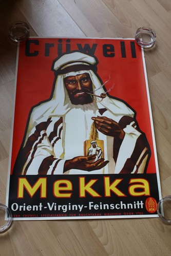 Werbung plakat crüwell tabak - plakat,