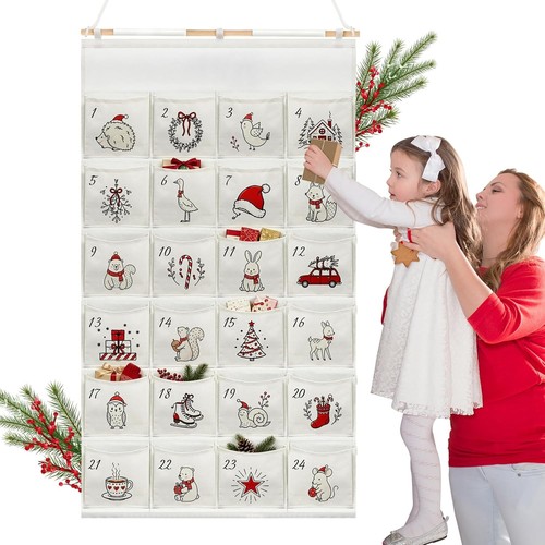 Adventskalender stoff 130x70cm - adventskalender,