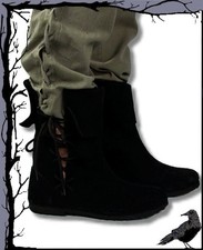 Mittelalter stulpenstiefel aus - stulpenstiefel,