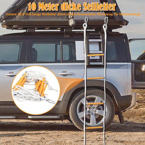 10m feuerleiter karabiner - 10m, 2