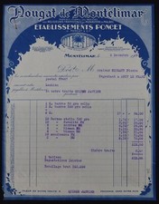 Rechnung NOUGAT DE MONTELIMAR