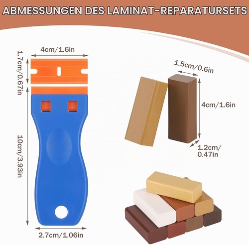 Laminat reparaturset 14tlg - laminat,