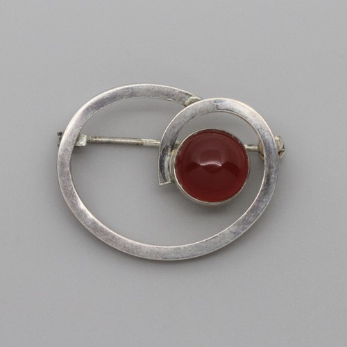 Designer brosche 800er silber - designer,