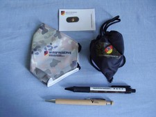 Bundeswehr Reservistenverband Einkaufsbeutel Maske und zwei Kugelschreiber BW
