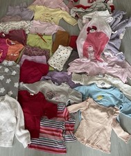 Kleiderpaket für Mädchen Baby Gr. 68-80 über 40 Teile Herbst Sehr Guter Zustand