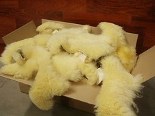 Bastelreste, Fellreste, Pelzreste, Bastellreste, echt Lammfell Schaffell, 2,0 kg