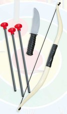 Indianerset Indianer Set Bogen-Set + Messer Indianerkostüm Zubehör 125764213