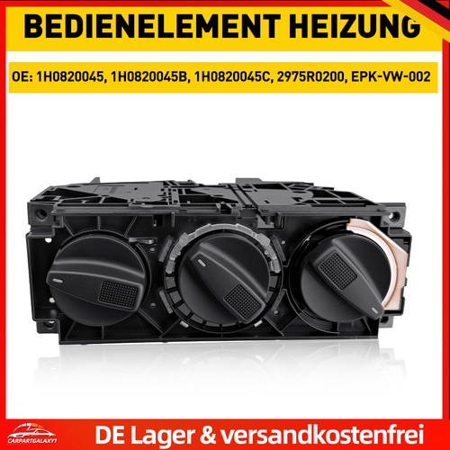Heizungsbedienteil