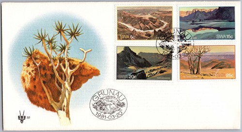 Namibia swa fdc - fdc, 1981