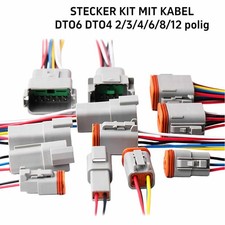 Deutsch stecker 6 8 - stecker, 2,3,4,6,8,12