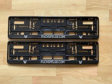 Porsche zwei Kennzeichenhalter