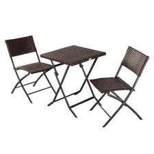Balkonmöbel Rattan Tisch Set