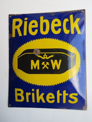 Riebeck briketts kohlegrube - briketts, ,