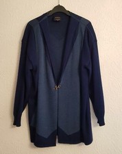 348I ) Kriss Schwedische  Jacke Strick  Blau   Größe M  