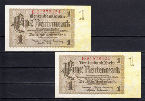 Rentenmark 30 1 1937 - v., 30.1.1937