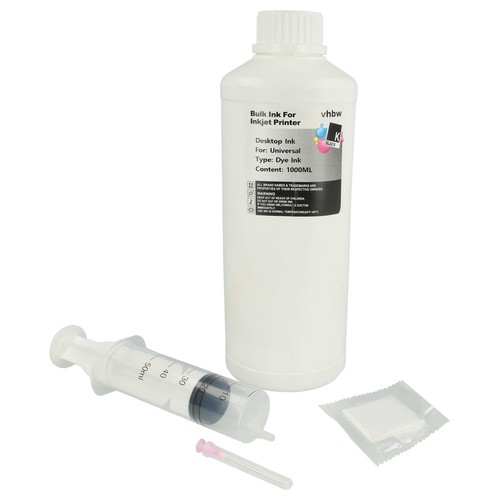1000ml nachfülltinte schwarz - 1000ml,