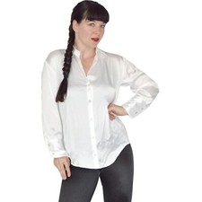 ZARA* weiche Glanz Satin Bluse* M-L * glatt glänzendes Oberteil* Shirt Tunika