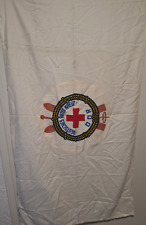 Original DDR Fahne Deutsches Rotes Kreuz 120cm x 70cm BERGRETTUNGSDIENST RAR