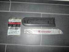 Kettensägenschwert Rotfuchs 34/35 cm , Schwertschutz und Sägekette 12 INCH