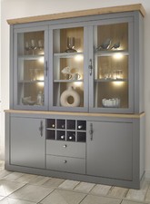 Buffetschrank Eiche grau