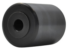 Einfache Kunststoff-Rollen ohne Kugellager Laufrolle Führungsrolle  Ø40mm  Ø10mm