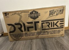 Madd Dreirad Drift Trike in Schwarz-Rot Kinder Rutscher Go-Kart Disc Drifter