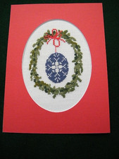 Kreuzstich Stickbild Ostern