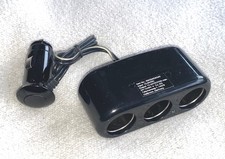 3fach Zigarettenanzünder Verteiler 12/24V KFZ Auto Adapter Steckdose 3-fach