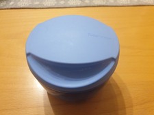TUPPERWARE HAPPY-CHEF BLAU ZWIEBELSCHNEIDER ZERKLEINERER  guter Zustand