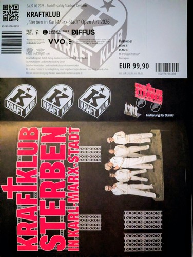 Kraftklub ticket karte dresden - ticket,