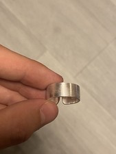 Y2k Ring Vintage Herren Damen Massiv 925 Sterling Silber