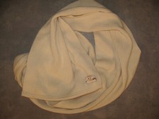 Schal HESS NATUR 100% Schurwolle unisex cremeweiß