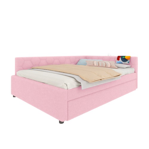 Kinderbett rosa 5x188 cm - 89,5x188,