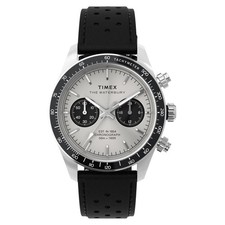 Timex TW2Y19300 Waterbury Heritage Chronograph 39mm Leather Strap - zegarek męsk