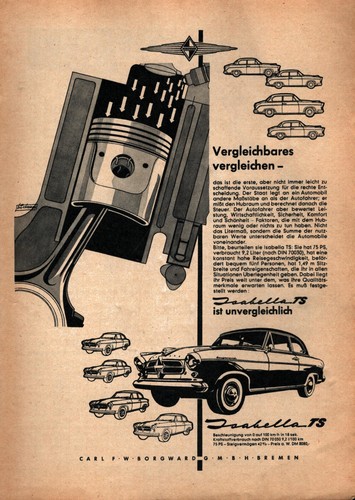 Borgward werbeanzeige werbung - borgward,