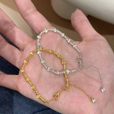 Bohnenarmband aus 925er