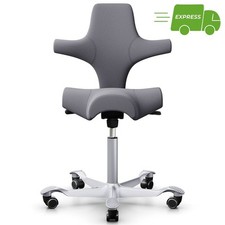 HAG Capisco 8106 | Stoff Xtreme Grau | Gestell Silber | Express