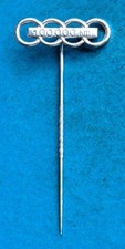 Silberne AUDI 100 000 Km - Anstecknadel mit 800 gestempelt