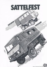 Puch Werbeanzeige Werbung Puch Halflinger und Pinzgauer ÜG 