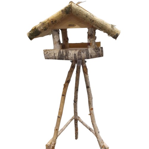 Futterhaus vogelhaus birke auf - birke,