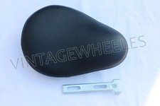 New Black Leather Solo Seat