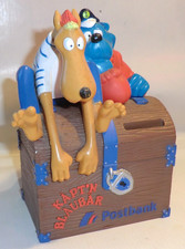 SPARDOSE Käptn Blaubär POSTBANK Kunststoff Ravensburger Modell: EYECATCHER 1994
