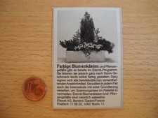 Reklame Werbeanzeige Farbige