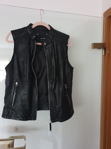 Bull berry leder weste xl - weste, gr.xl